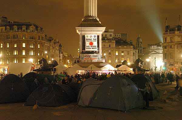 Friedenscamp in London  März2005